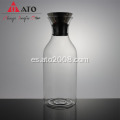 Jarra de vidrio de agua de agua de borosilicato resistente al calor de ATO